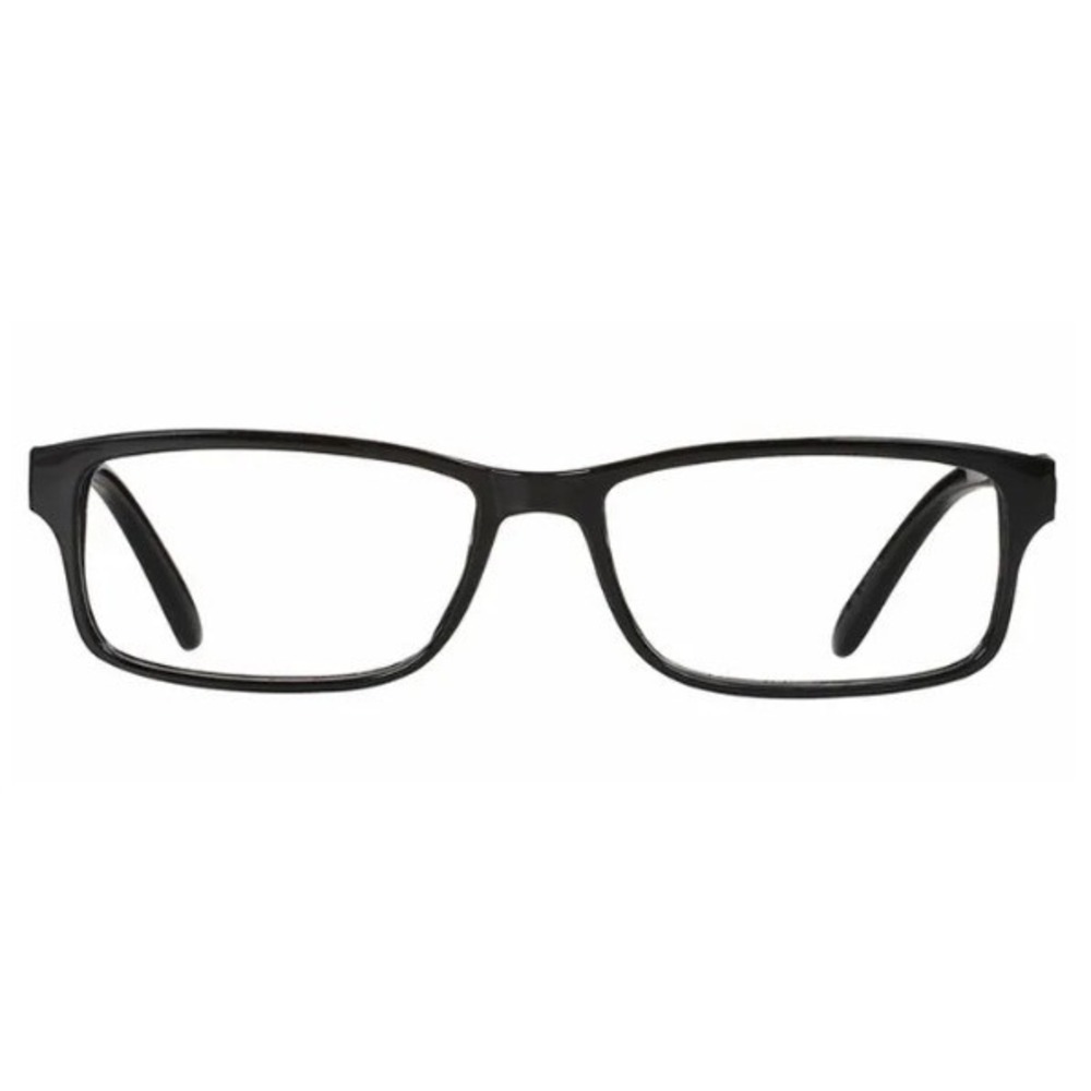 3‎ Pack M+ Readers Frazier Black Rectangular Reading Glasses +1.00 Strength NEW